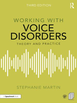 cover image of Working with Voice Disorders